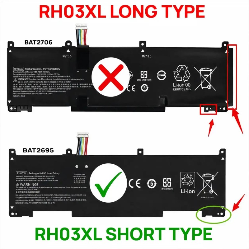 BATTERIA PER PORTATILE HP PROBOOK 430 G8 RH03XL