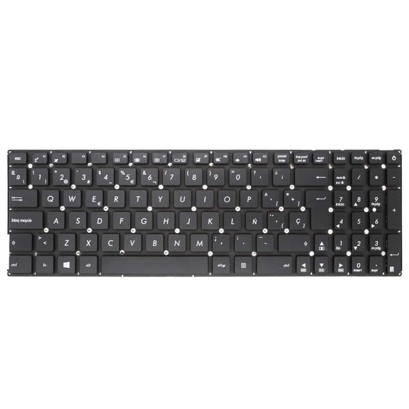 CLAVIER POUR PORTABLE ASUS X543 X543UB X543BA X543UA X543MA X543U X543L X543LA NOIR