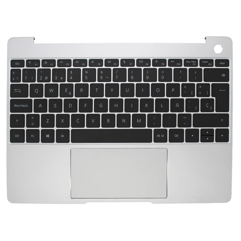 CLAVIER COMPLET RÉTROÉCLAIRÉ AVEC PAVÉ TACTILE POUR ORDINATEUR PORTABLE HUAWEI MATEBOOK 13 WRT-W19 W19 RECONDITIONN