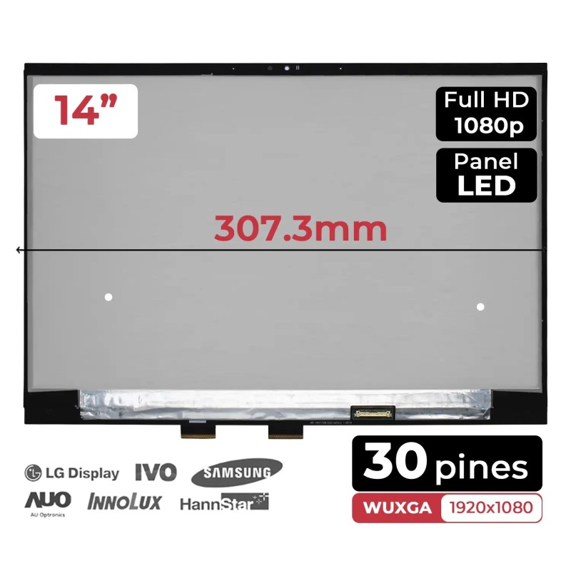 ECRÃ LED DE 14" COM MOLDURA PARA NOTEBOOK ASUS VIVOBOOK S 14 FLIP TP3042