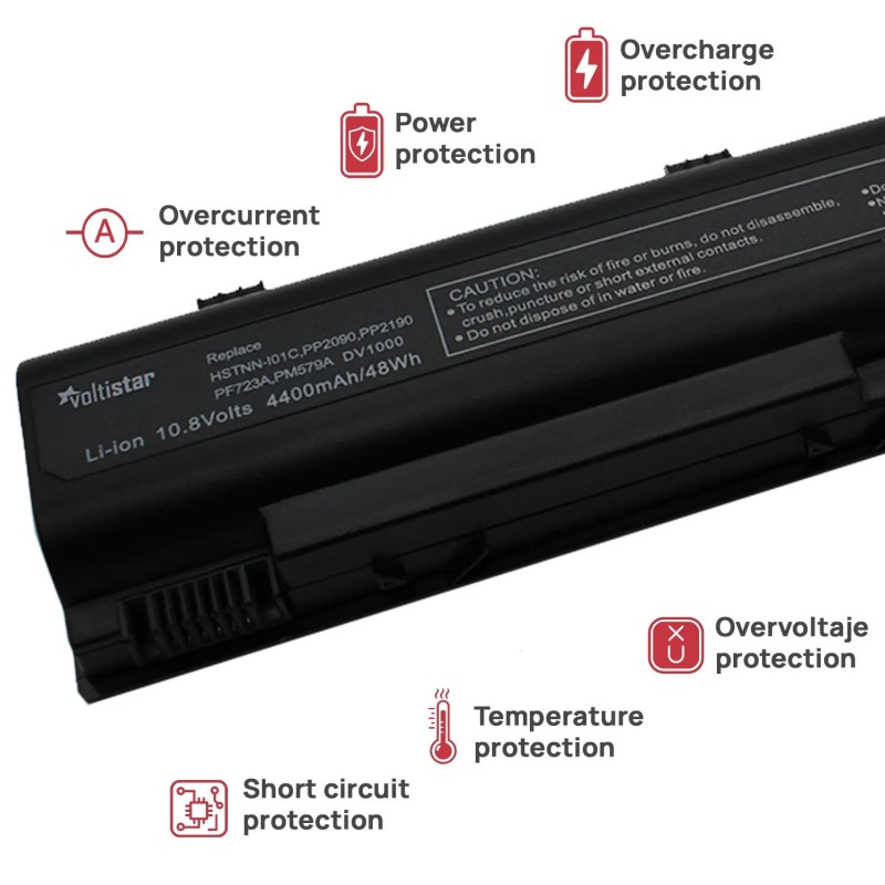 BATERIA PARA PORTATIL HP COMPAQ PAVILION DV1000 DV4000 DV5000 V2000 M2000 C500