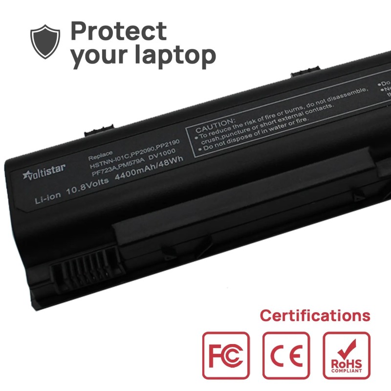 BATERIA PARA PORTATIL HP COMPAQ PAVILION DV1000 DV4000 DV5000 V2000 M2000 C500