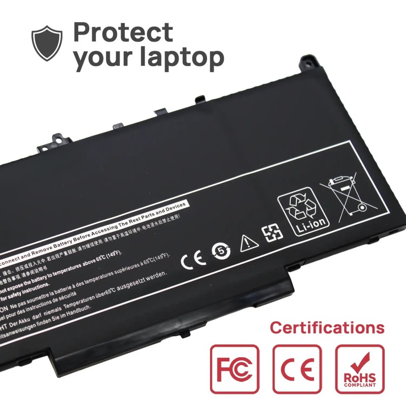 BATERÍA PARA PORTÁTIL DELL LATITUDE E7270 E7470 SERIES J60J5 R1V85 451-BBSX MC34Y