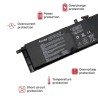 BATERIE POUR PORTABLE ASUS X553M F553M A453M B21N1329