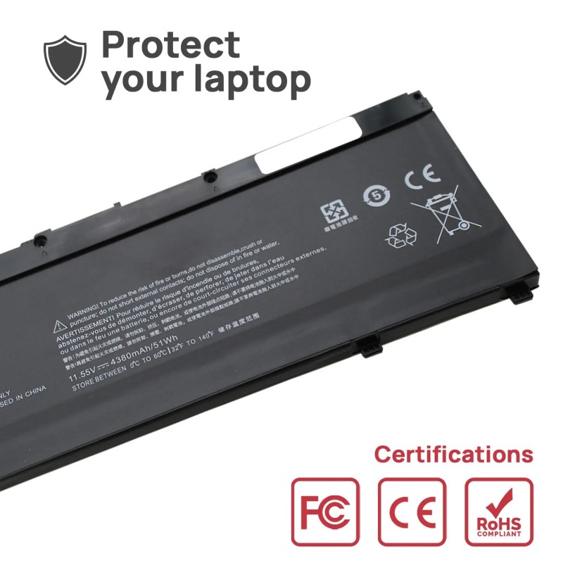 BATTERIE POUR ORDINATEUR PORTABLE HP PAVILION 15-CX 15-CX0020NR L08855-855 HSTNN-IB8L SR03XL