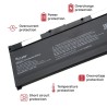 BATTERIE POUR ORDINATEUR PORTABLE HP PAVILION 15-CX 15-CX0020NR L08855-855 HSTNN-IB8L SR03XL