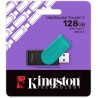 KINGSTON DATATRAVELER EXODIA S UNITÀ FLASH USB - 128GB - USB 3.2 GEN 1 - USB TYPE A - NERO/TURCHESE