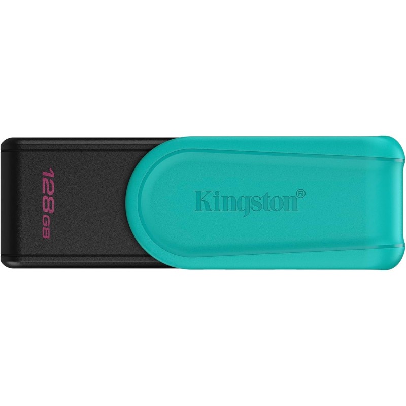 KINGSTON DATATRAVELER EXODIA S UNITÀ FLASH USB - 128GB - USB 3.2 GEN 1 - USB TYPE A - NERO/TURCHESE