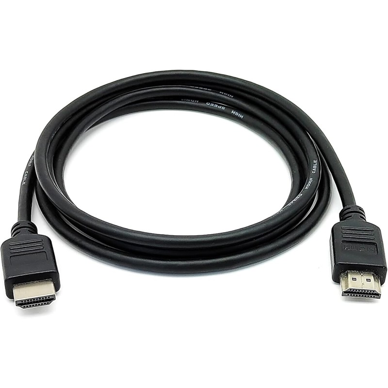 CÂBLE HDMI 4K 60Hz A/M-A/M NOIR 1.8M HAUTE VITESSE