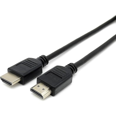 CÂBLE HDMI 4K 60Hz A/M-A/M NOIR 1.8M HAUTE VITESSE