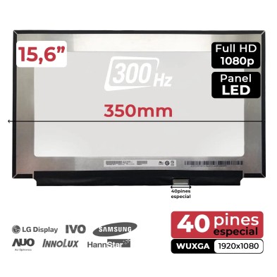Comprar ecrã LED 15.6" portatil B156HAN12.0 300Hz 40 Pines 350mm