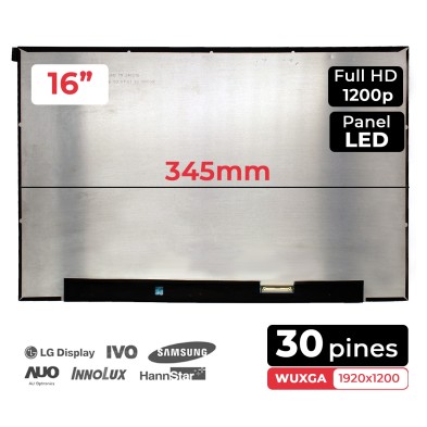 Ecrã LED Mate para Portátil NE160QDM-N61