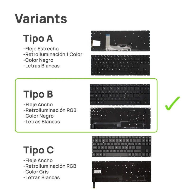 CLAVIER RÉTROÉCLAIRÉ POUR PORTABLE HP 15-EN 15-EK NOIR RÉTROÉCLAIRAGE RGB