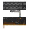 TECLADO PARA PORTÁTIL HP OMEN 15-EK 15-EC 15-EN 16-B SERIES V193446CS1 CINZA COM FAIXA LARGA RETROILUMINAÇÃO RGB