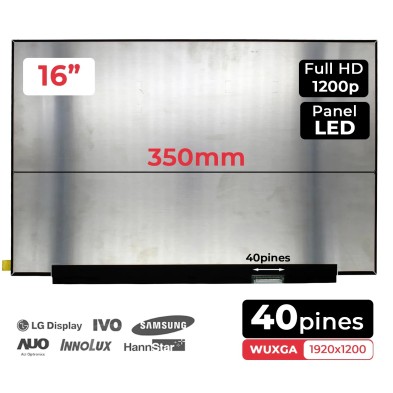 Schermo 16" LED per laptop B160UAN08.2 144Hz