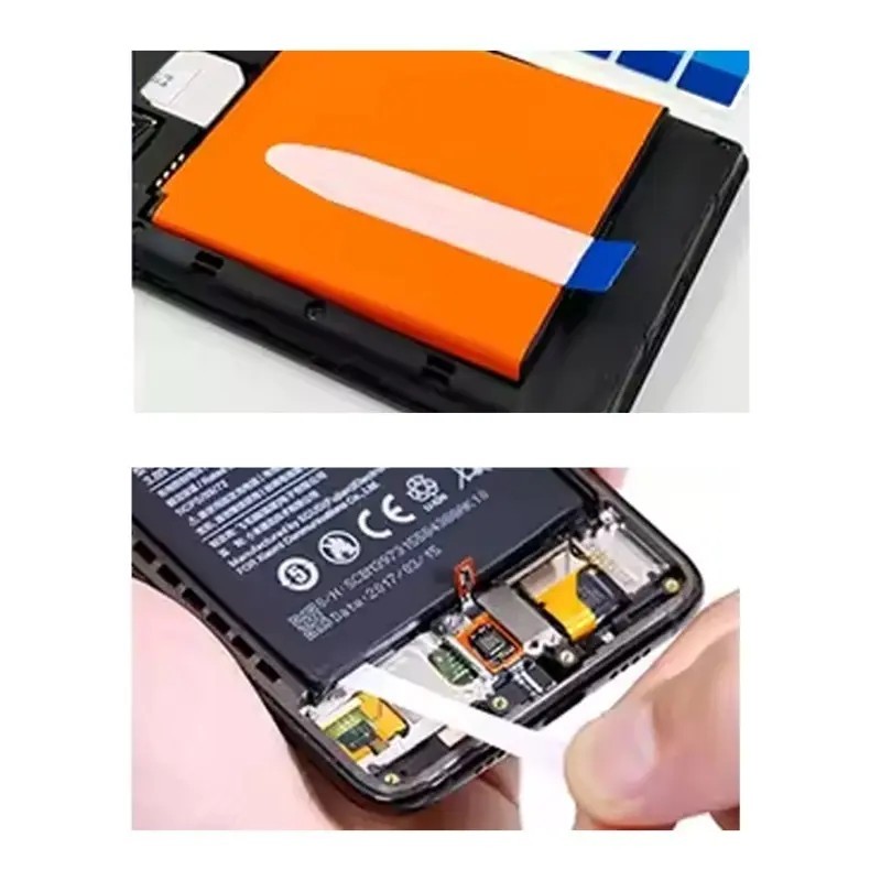 BANDES ADHÉSIVES DE 10MMX70MM POUR BATTERIES POUR ORDINATEURS PORTABLES OU TÉLÉPHONES 4 PCS