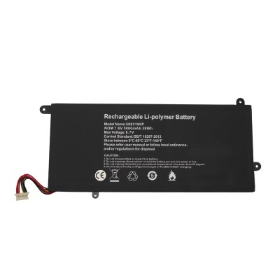 Bateria 5883190P para portátil Vastking S133 K149U K136T K157