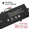 BATTERIA PER PORTATILE HYUNDAI UMAX VISIONBOOK 13WA ULTRA UMM23013U NV-3285128-2S