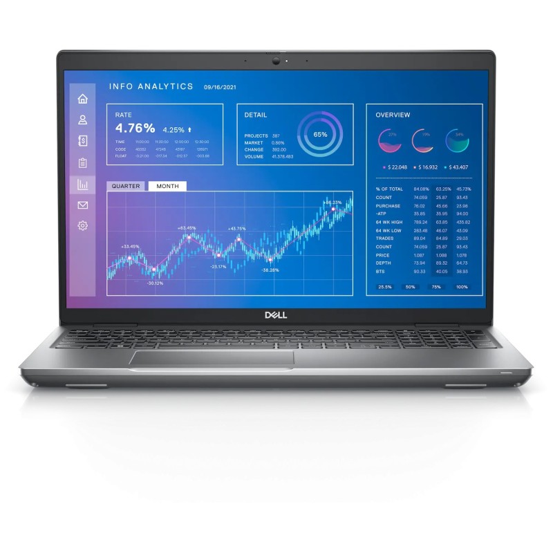 PC PORTABLE DELL PRECISION 3571 | I7-12800H | 15.6" | 16 GB | 256 GB NVME | A+ | RECONDITIONNÉ