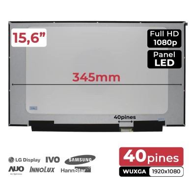 SCHERMO LED DA 15.6" PER PORTATILE MSI GE66 RAIDER 10SFS | LQ156M1JW26 FHD