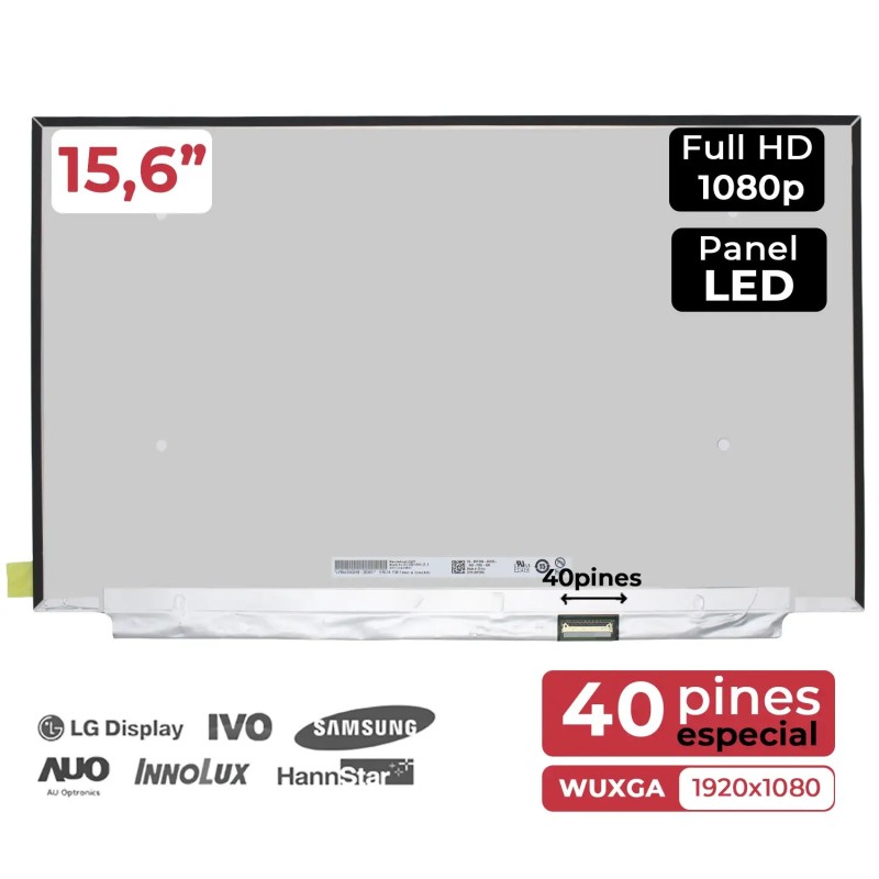 SCHERMO B156HAN12.1 PER PORTATILE DA 165HZ OPACO 15,6" FHD 1920X1080