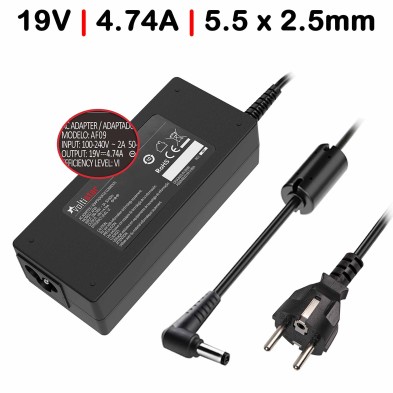 CARICATORE PER PORTATILE ASUSPRO ESSENTIAL P751 P751J P751JF SERIES 19V 4.74A 90W