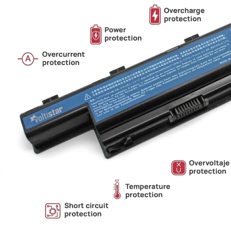 BATERÍA PARA PORTÁTIL ACER P453-M P643-MG AS4250 PEW51 PEW56 10.8V 4400MAH