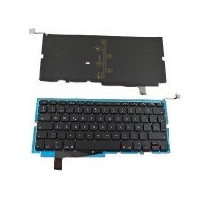 TASTIERA COMPUTER PORTATILE NERA APPLE MACBOOK PRO A1286 (PER IL 2008 CON SCHEDA RETROILLUMINATA)