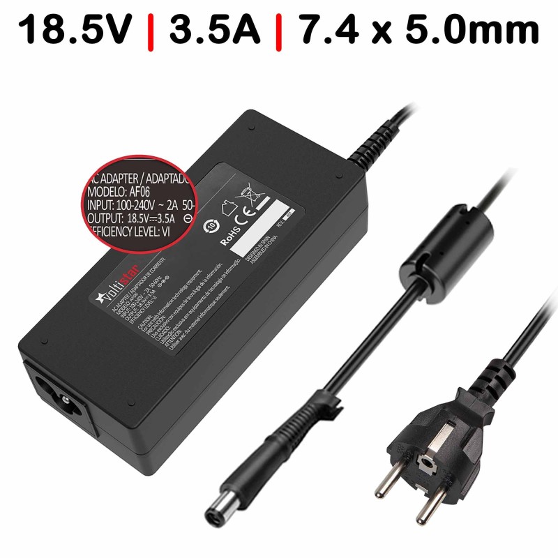 CARICATORE PER NOTEBOOK COMPAQ HP MINI110 BUSINESS NOTEBOOK NC4400 NW8440 C500 F500 SERIES 18.5V 3.5A 65W