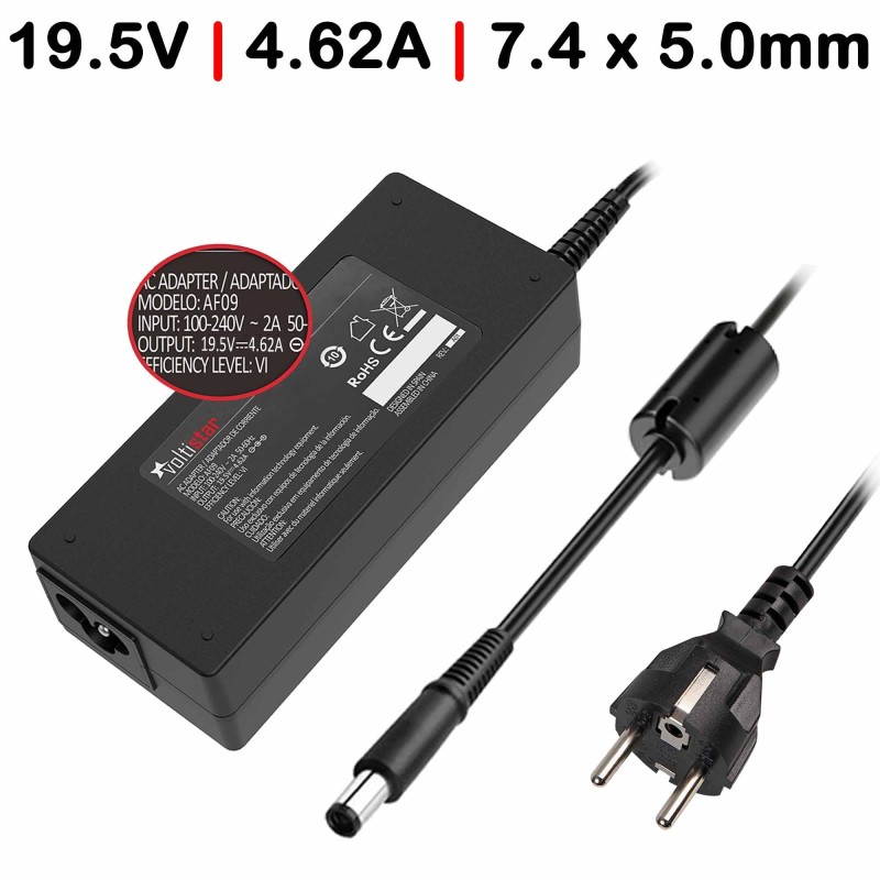 CARGADOR PARA PORTÁTIL ASUS A1 A2 A200 A200LP A2C A2H A2L A2LP P750 P750L P750LA X750 X751LA X756 BX32 F5 SERIES 19.5V 4.62A 90W