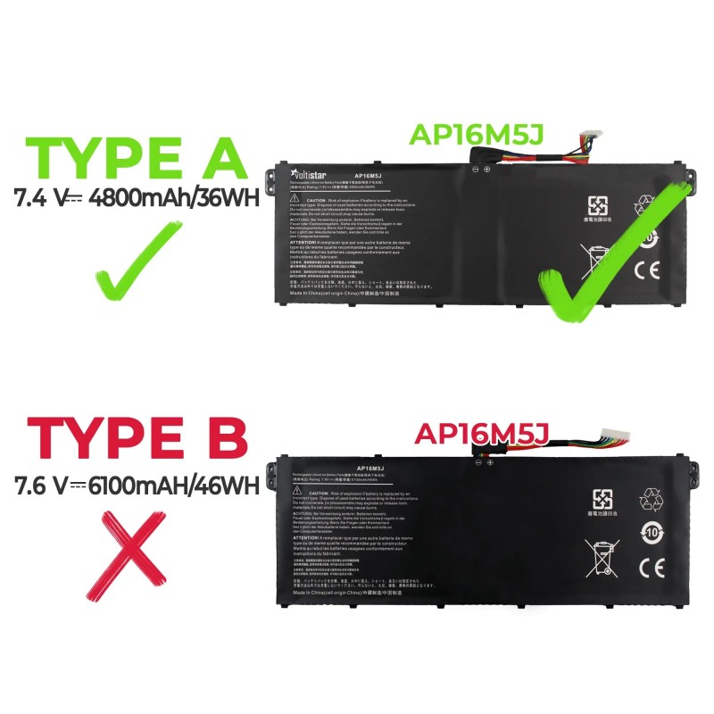 BATERIA PARA PORTÁTIL ACER EXTENSA 2540 EX2540 2540-33N4 2540-39D1 2540-50NY 2540-519N 2540-580K 2540-58VF SERIES 7.4V 4800MAH