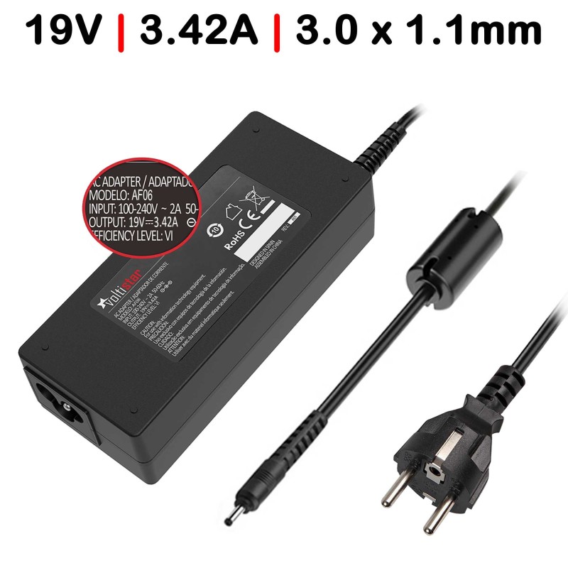 CARICABATTERIE PER PORTATILE ACER SWIFT S40-51 SF313-52 SF313-52G SF313-53 SF313-53G SF314-41G SF314-42 SERIE 19V 3.42A 65W