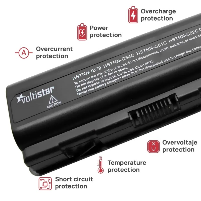 BATTERIE POUR PORTABLE HP COMPAQ PRESARIO CQ40-300 CQ40-400 CQ40-500 CQ40-600 CQ40-700 CQ41 CQ41-300 CQ45 SERIES 10.8V 4400MAH
