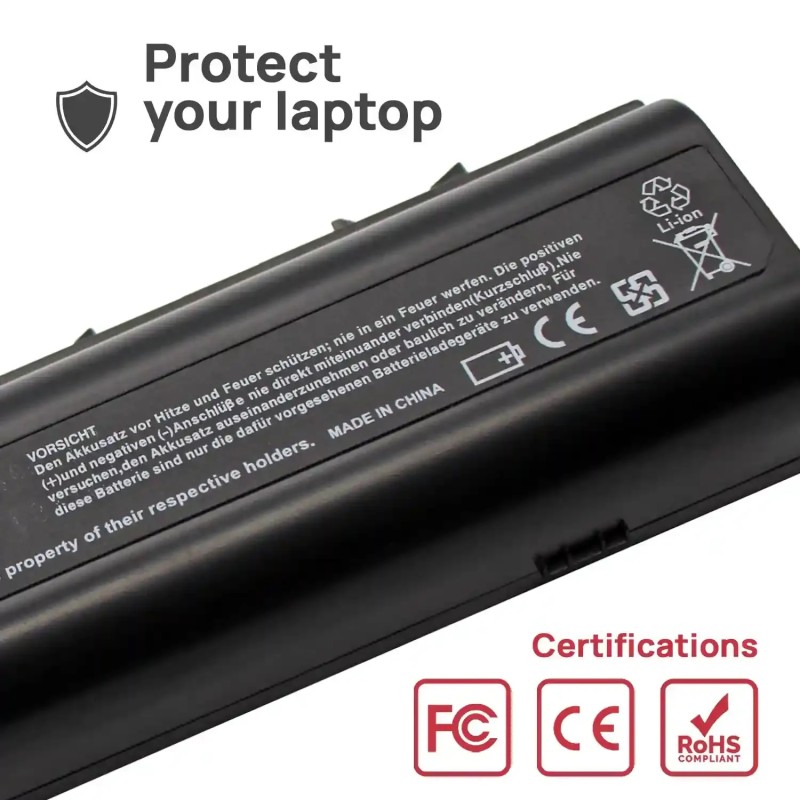 BATERIA PARA PORTÁTIL COMPAQ PRESARIO V3700 V3900 V6000 V6100 SERIES 10.8V 4400MAH