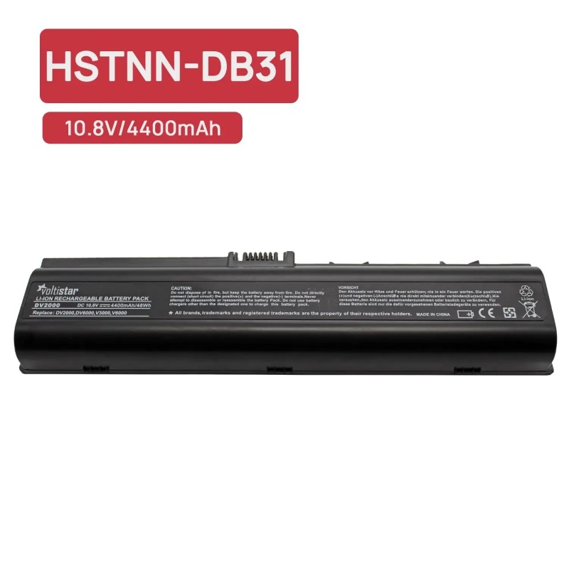 BATERIA PARA PORTÁTIL COMPAQ PRESARIO V3000 V3100 A900 C700 SÉRIES 10.8V 4400MAH