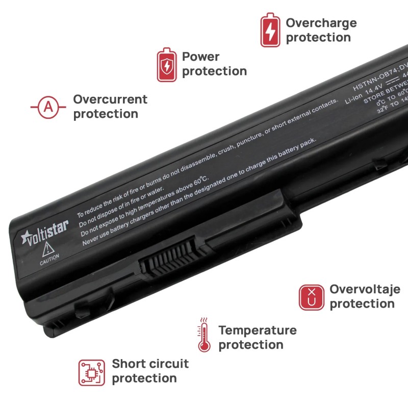BATTERIE POUR ORDINATEUR PORTABLE HP HDX X18-1000 X18-1100 X18-1200 X18-1300 X18-1000EO X18-1001TX X18-1001XX SERIES 14.4V