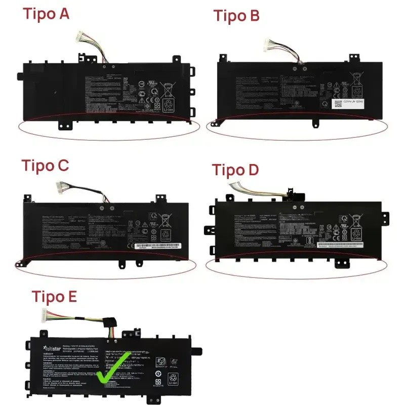 BATERÍA PARA PORTÁTIL ASUS VIVOBOOK F712D S712D F712E F712EA F712F K712E K712EA K712EQ K712J K712JA S712DAM S712E SERIES 7.6V