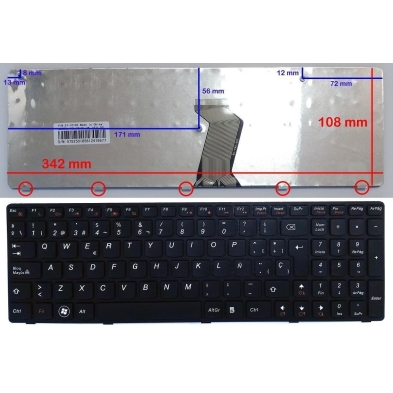 Tastiera Serie IBM/Lenovo G575 G580 G585 Z560 Z560a Z565