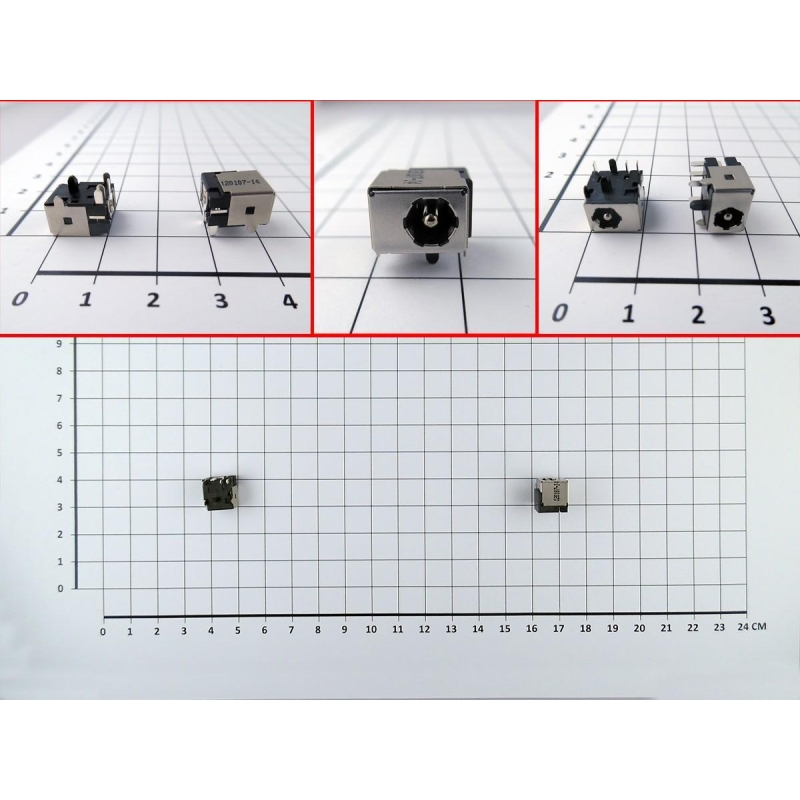 CONECTOR DC JACK PARA PORTÁTIL HP 500 510 520 530 540 541 550 