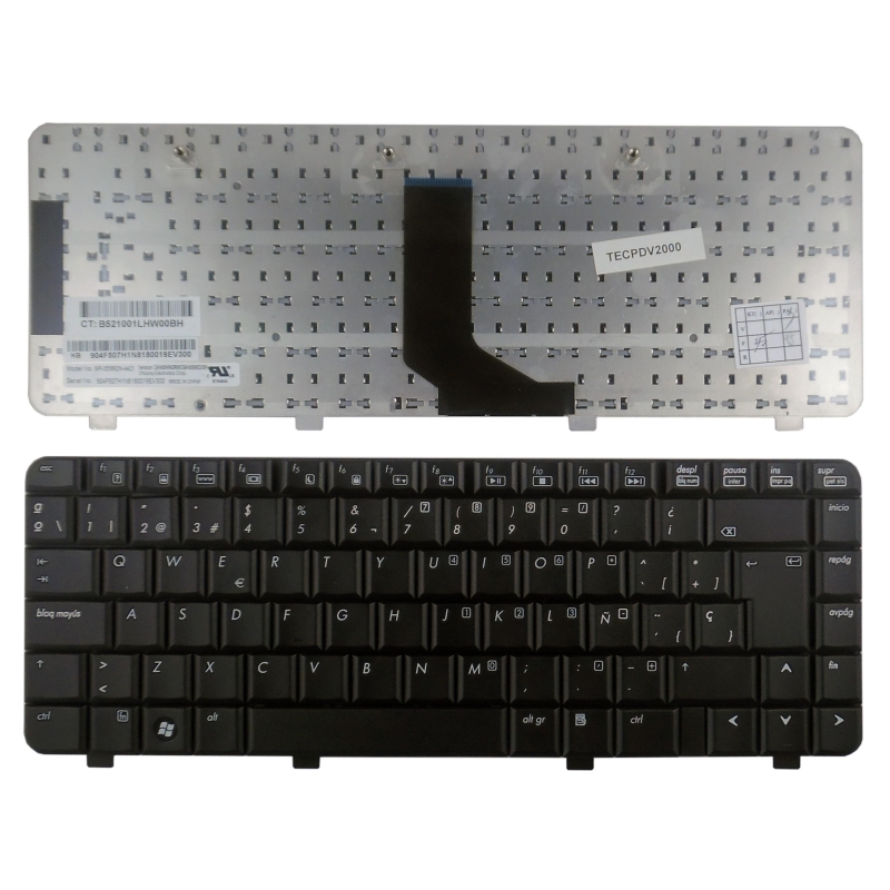 Tastiera Hp Pavilion Dv2000 Dv2100 Dv2200 Dv2300 Dv2400