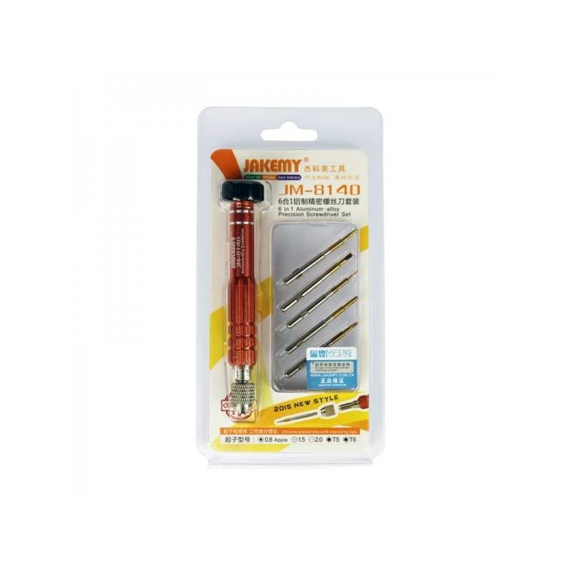DESTORNILLADOR PROFESIONAL 6 EN 1 JAKEMY JM-8140