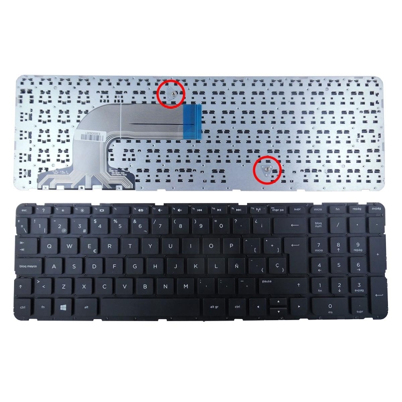 TECLADO PARA PORTÁTIL HP PAVILION 15-e022ss 15-N020US 15-N028US 15-N019WM 15-N030US 15-n006ss 