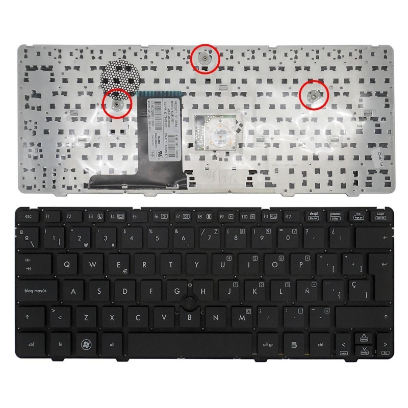 Teclado para portatil HP Elitebook 2560P, 2570P, 651390-B71, 638512-B71