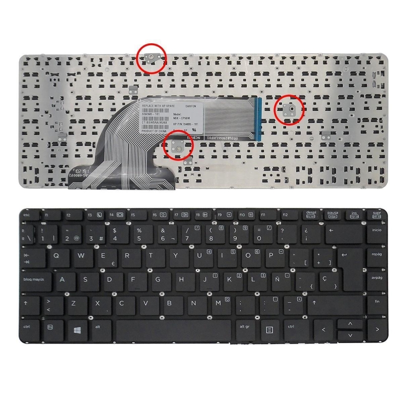 Teclado para HP PROBOOK 430, 440, 445, 639396-161