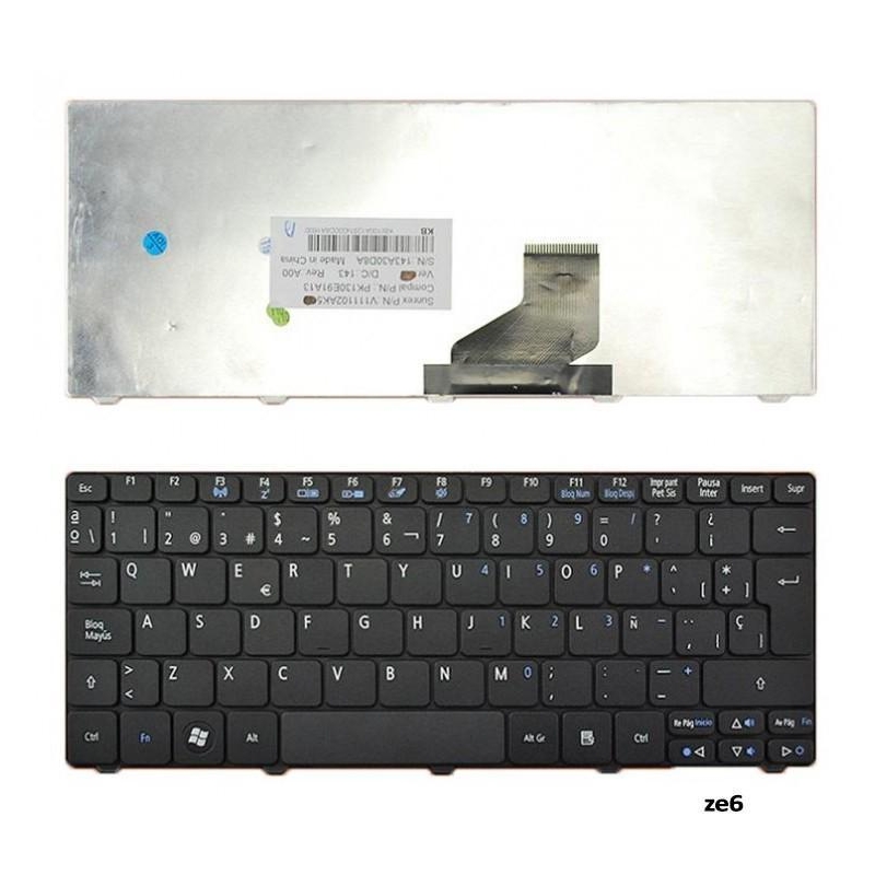 TECLADO PARA PORTÁTIL ACER PACKARD BELL AEZE6P00010 ZE6