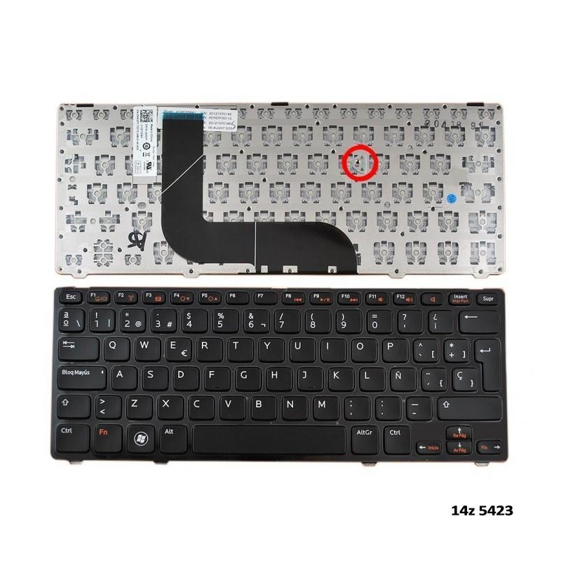 TECLADO PARA PORTÁTIL DELL INSPIRON 14Z-5423