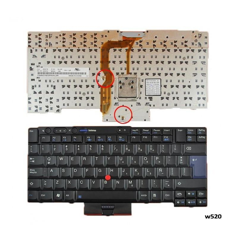 TECLADO PARA PORTÁTIL LENOVO THINKPAD W520