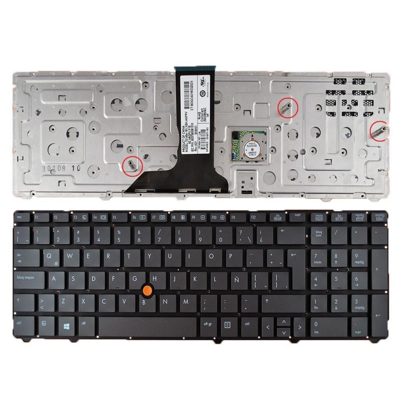 TECLADO PORTÁTIL ASUS MP-07G76E0-528 V090546AK1 04GNQX1KSP00-1