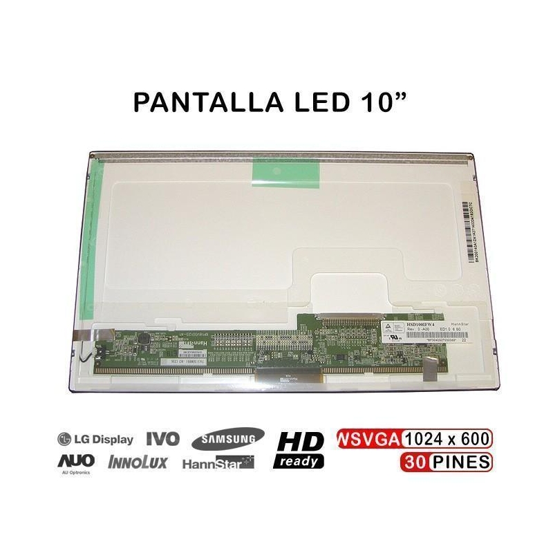 PANTALLA PORTÁTIL ASUS EEE PC 1005P 1001PX 1201HA 1015CX 1015PE 1015PED