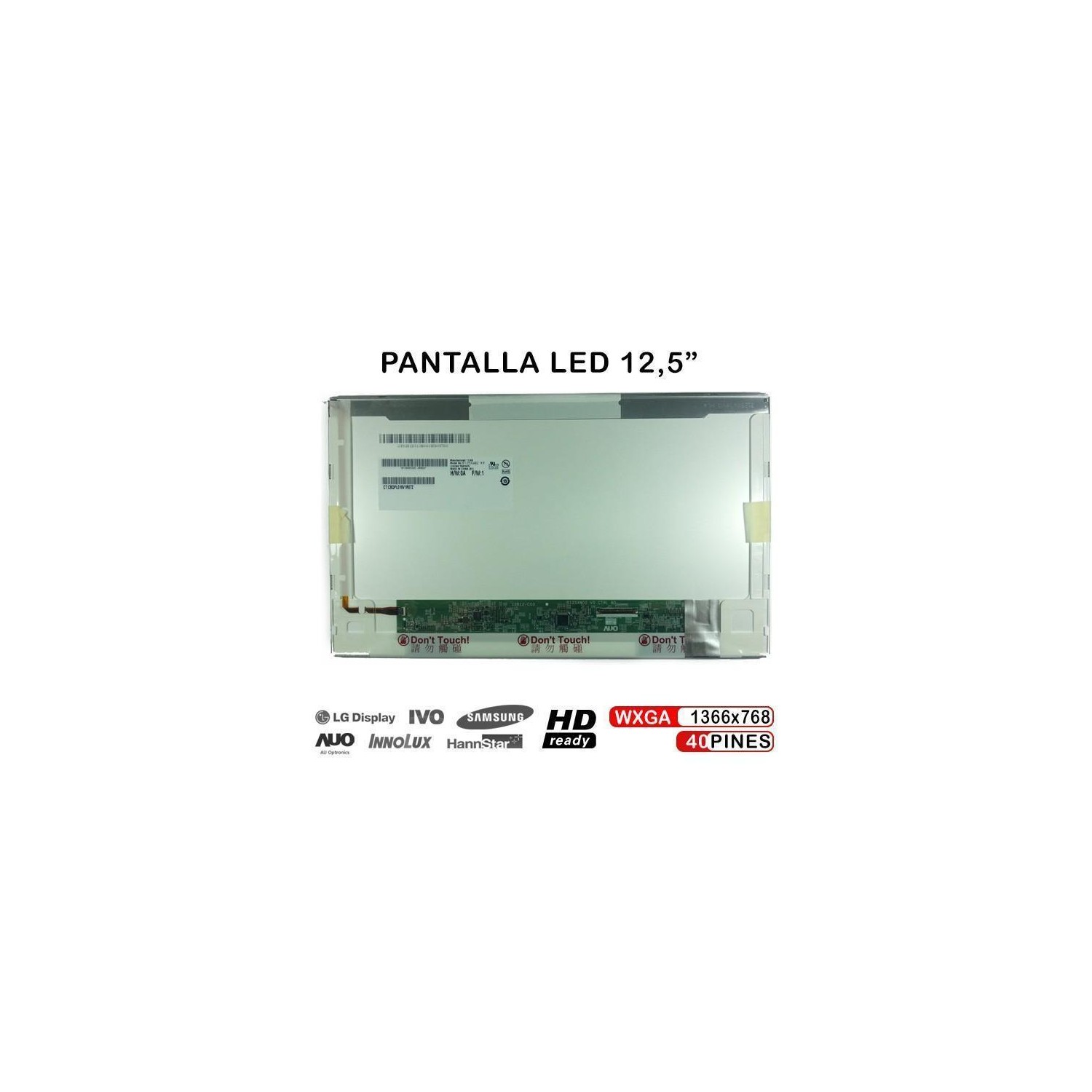 PANTALLA PORTÁTIL LED 12.5 B125XW02